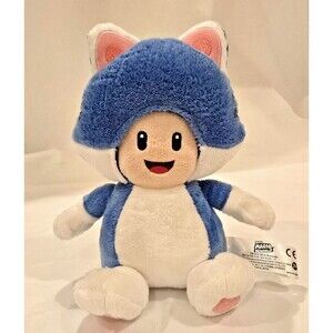 2014 Super Mario 3D World Cat Toad Plush 7.5 " Little Buddy Nintendo Plush